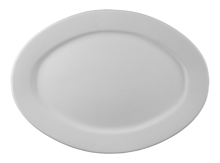 Legacy Rim Oval Platter 17"