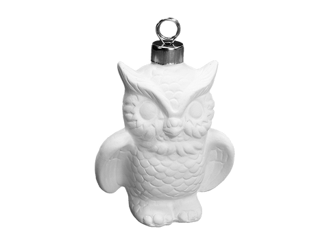 Hoolio Owl Ornament with Metal Cap