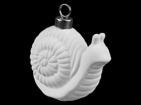 Happy Snail-idays Ornament with Metal Cap