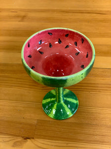 Watermelon margarita glass