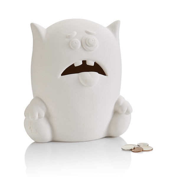Buck the Hungry Monster Bank w/ Stopper