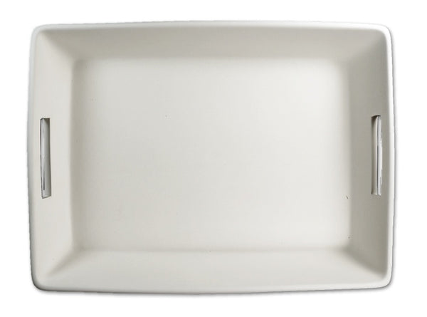 Large Nesting Rectangle Tray with Handles 12"