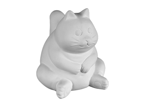 Plump Cat Figurine