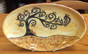 Oval coupe family platter *SAMPLE ONLY*