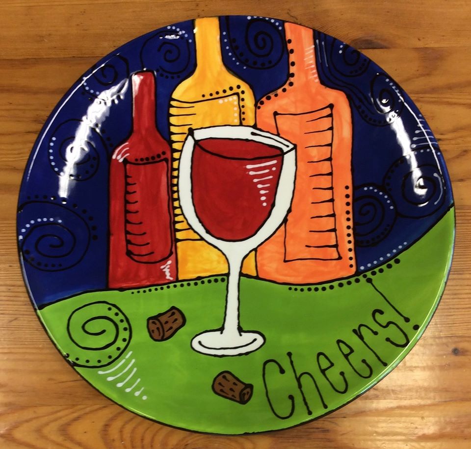 Cheers circular plate *SAMPLE ONLY*