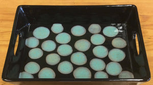 Polka dotted tray *SAMPLE ONLY*