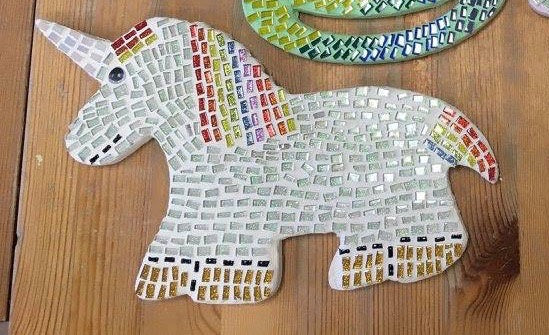 Unicorn Mosaic Plaque Kit
