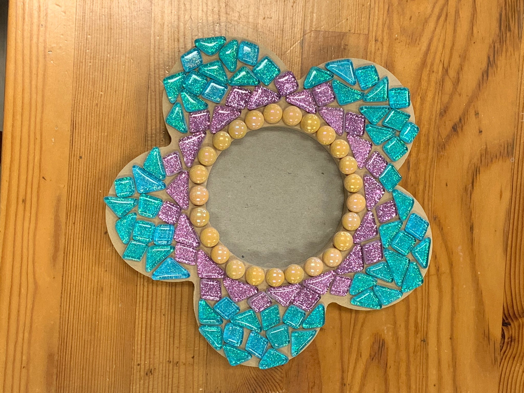 Daisy Mosaic Picture Frame